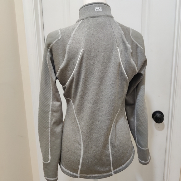 Fila Sport Gray Zip-up Jacket - Picture 7 of 8